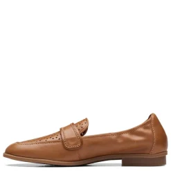 Clarks Flats|Women's , Lyrical Way Loafer Tan