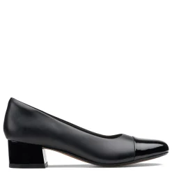 Clarks Pumps & Heels|Women's , Marilyn Sara Pump Black Leather