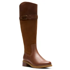 Clarks Boots|Women's , Maye Carly Boot Tan