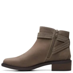 Clarks Boots|Women's , Maye Strap Boot Taupe