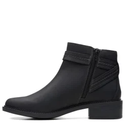 Clarks Boots|Women's , Maye Strap Boot Black