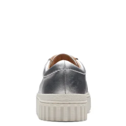 Clarks Sneakers & Athletic|Women's , Mayhill Walk Sneaker Silver Metallic