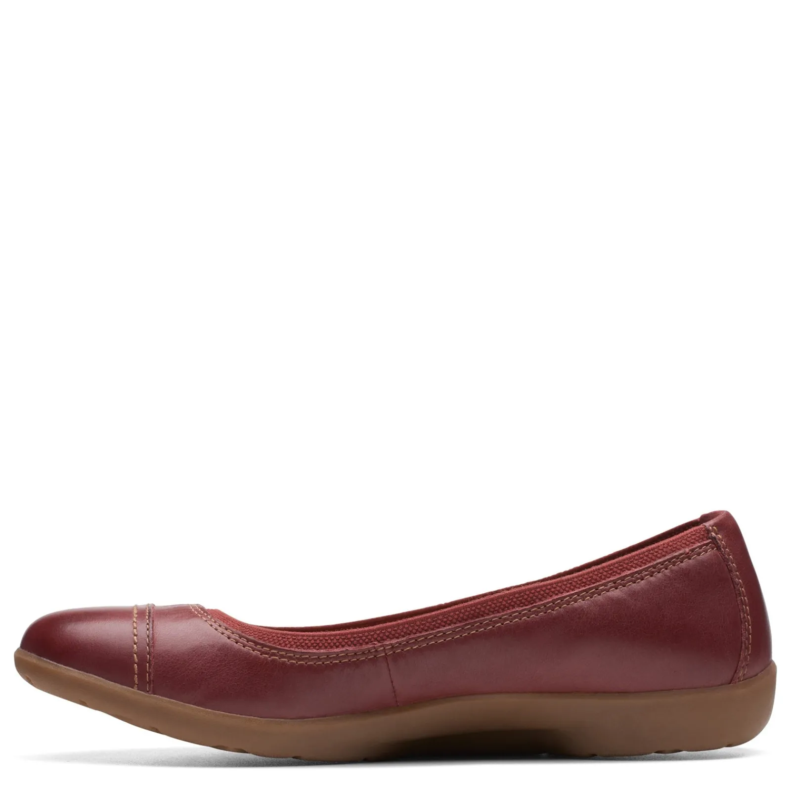 Clarks Slip-On Shoes|Women's , Meadow Opal Slip-On Chestnut