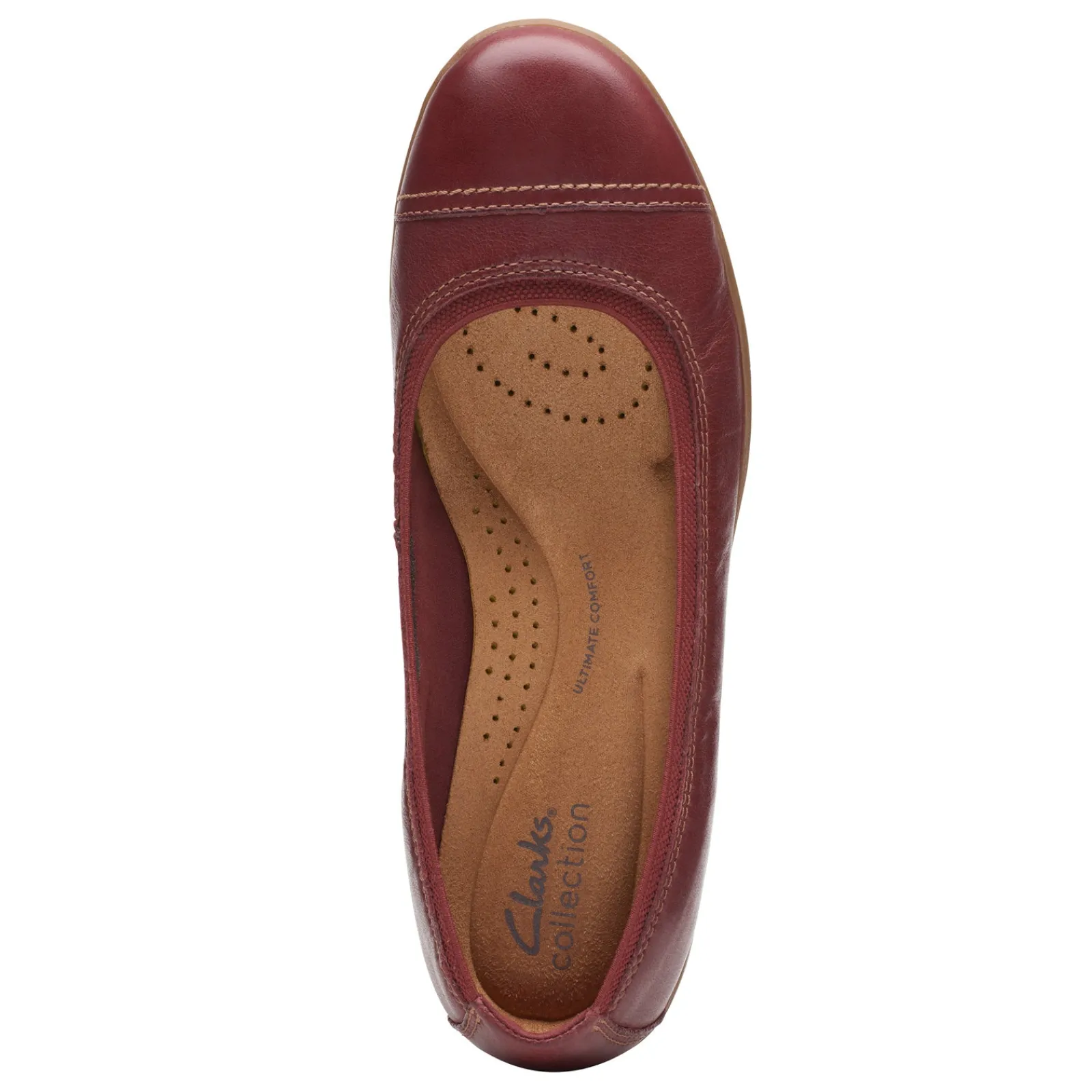 Clarks Slip-On Shoes|Women's , Meadow Opal Slip-On Chestnut