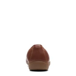 Clarks Flats|Women's , Meadow Opal Slip-On Tan