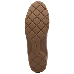 Clarks Flats|Women's , Meadow Opal Slip-On Tan