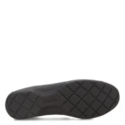 Clarks Flats|Women's , Meadow Opal Slip-On Black