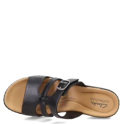 Clarks Sandals|Women's , Merliah Pearl Sandal Black