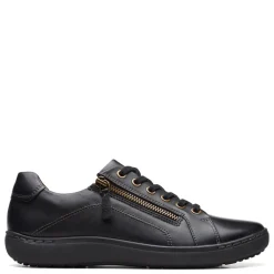 Clarks Sneakers & Athletic|Women's , Nalle Lace Sneaker Black Solid