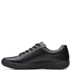 Clarks Sneakers & Athletic|Women's , Nalle Lace Sneaker Black Solid