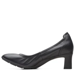Clarks Pumps & Heels|Women's , Nelley Pearl Pump Black Leather