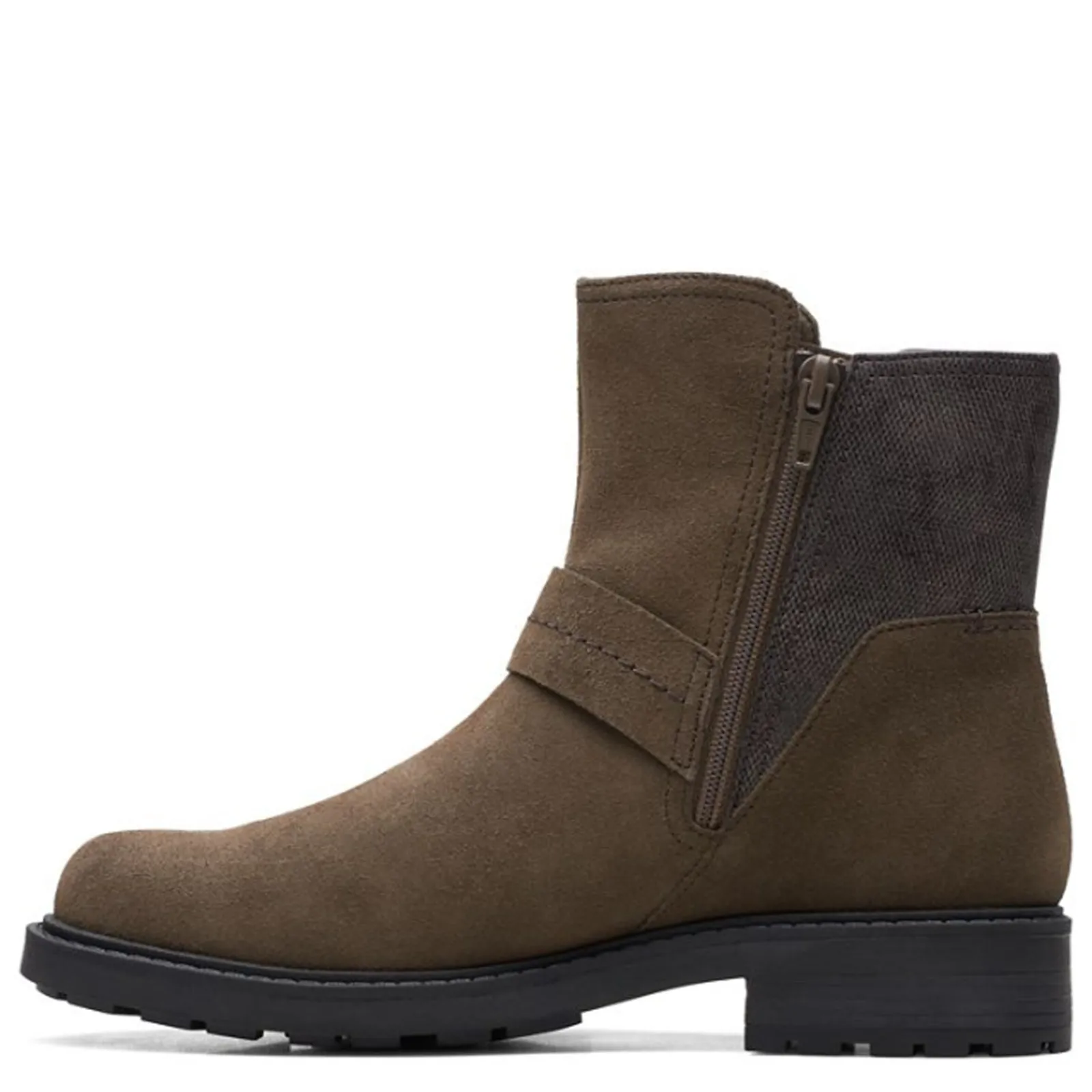 Clarks Boots|Women's , Opal Rose Boot Dark Olive