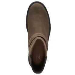 Clarks Boots|Women's , Opal Rose Boot Dark Olive