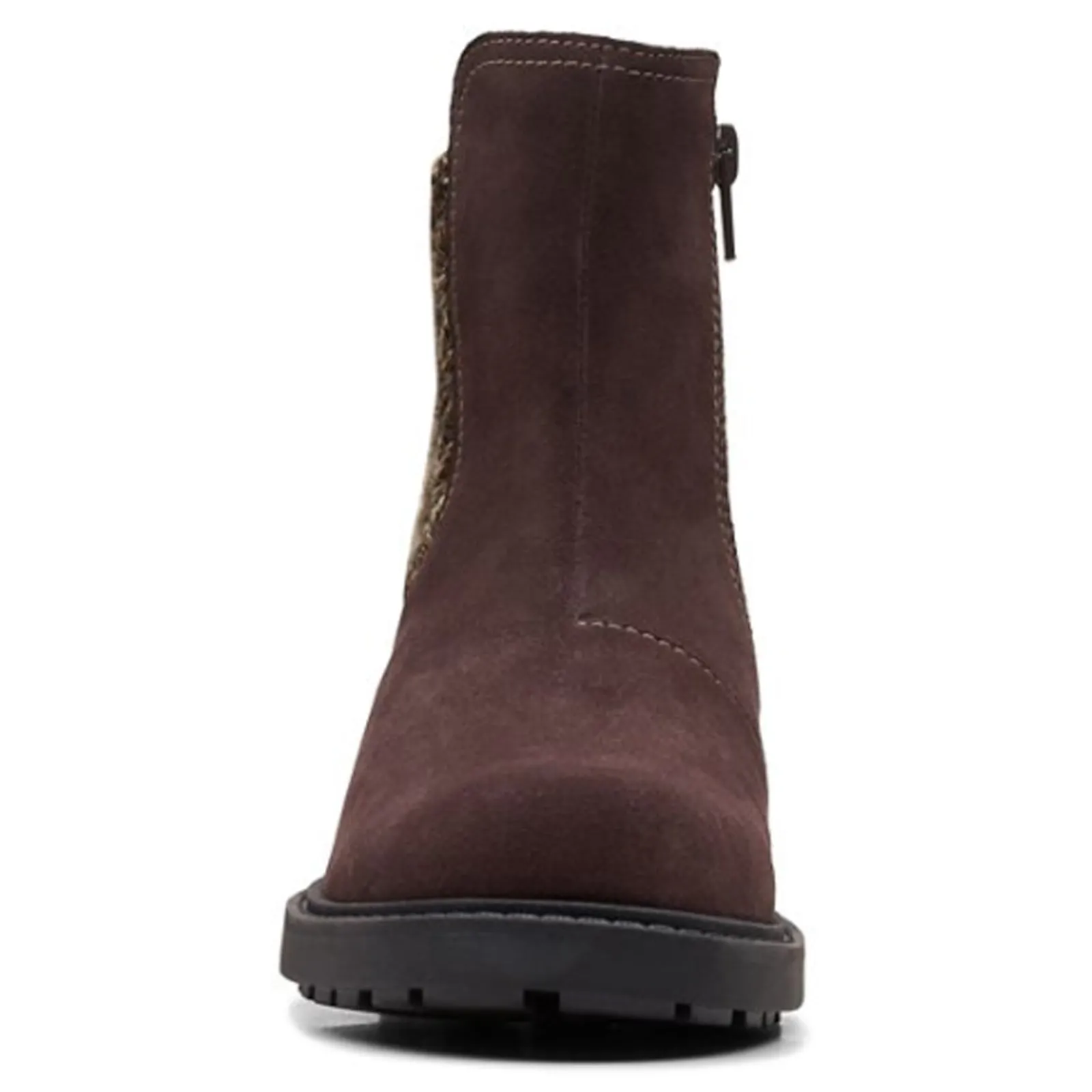 Clarks Boots|Women's , Opal Sky Boot Dark Brown