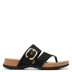 Clarks Sandals|Women's , Reileigh Park Sandal Black