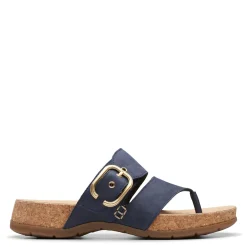 Clarks Sandals|Women's , Reileigh Park Sandal Navy