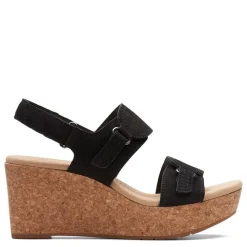 Clarks Sandals|Women's , Rose Lane Sandal Black