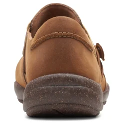 Clarks Loafers|Women's , Roseville Dot Slip-On Tan