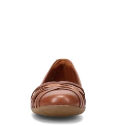 Clarks Flats|Women's , Sara Clover Flat Mahogany