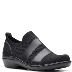 Clarks Slip-On Shoes|Women's , Sashlyn Edge Slip-On Black