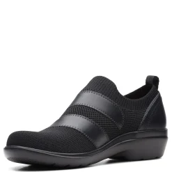 Clarks Slip-On Shoes|Women's , Sashlyn Edge Slip-On Black