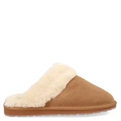 Clarks Slippers|Women's , Scuff Slipper Cinnamon