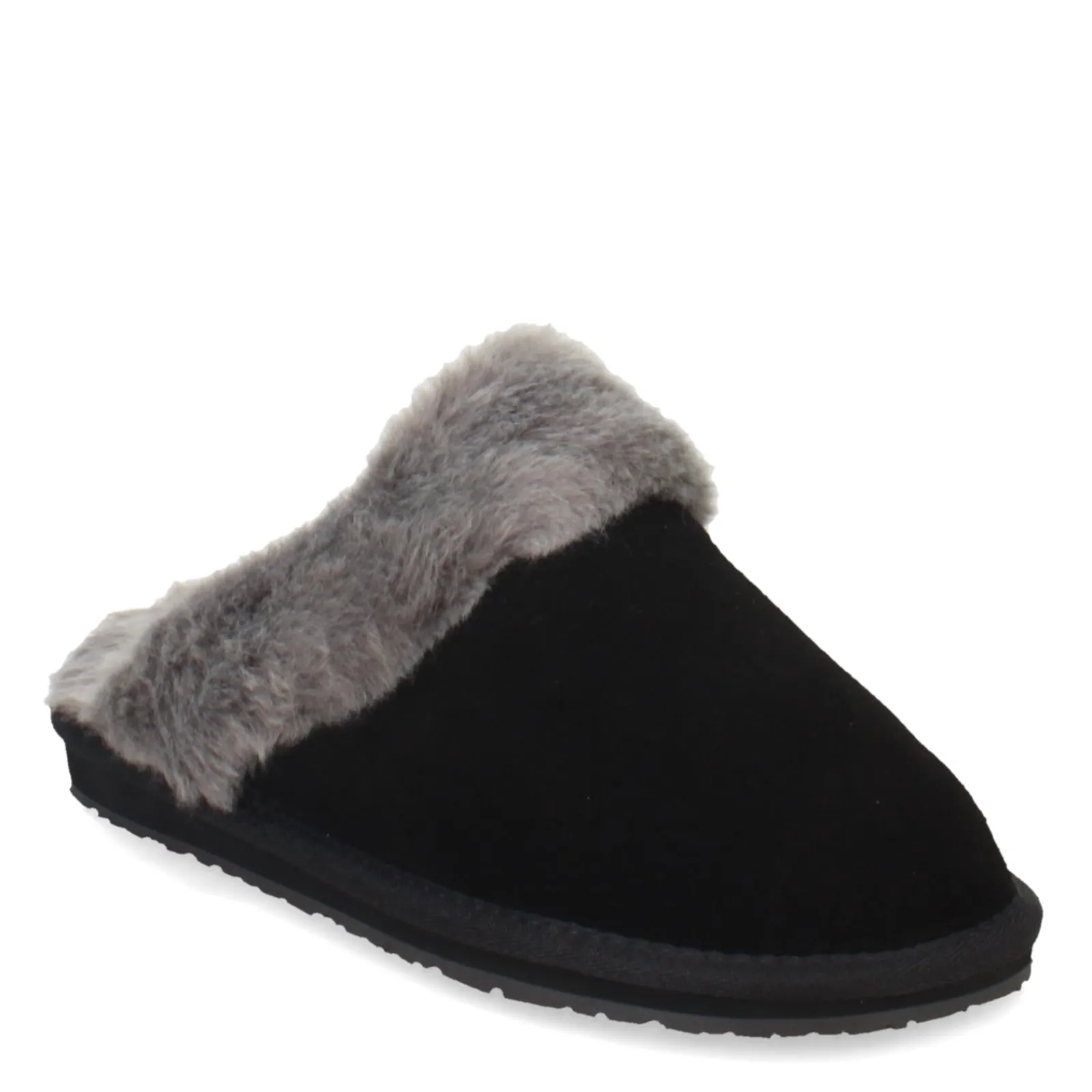 Clarks Slippers|Women's , Scuff Slipper Black