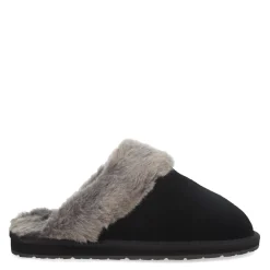 Clarks Slippers|Women's , Scuff Slipper Black