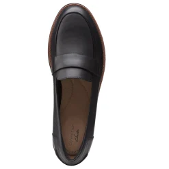 Clarks Loafers|Women's , Sharon Gracie Loafer Black Soft