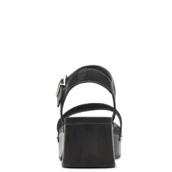 Clarks Sandals|Women's , Sivanne Bay Sandal Black Interest Leather