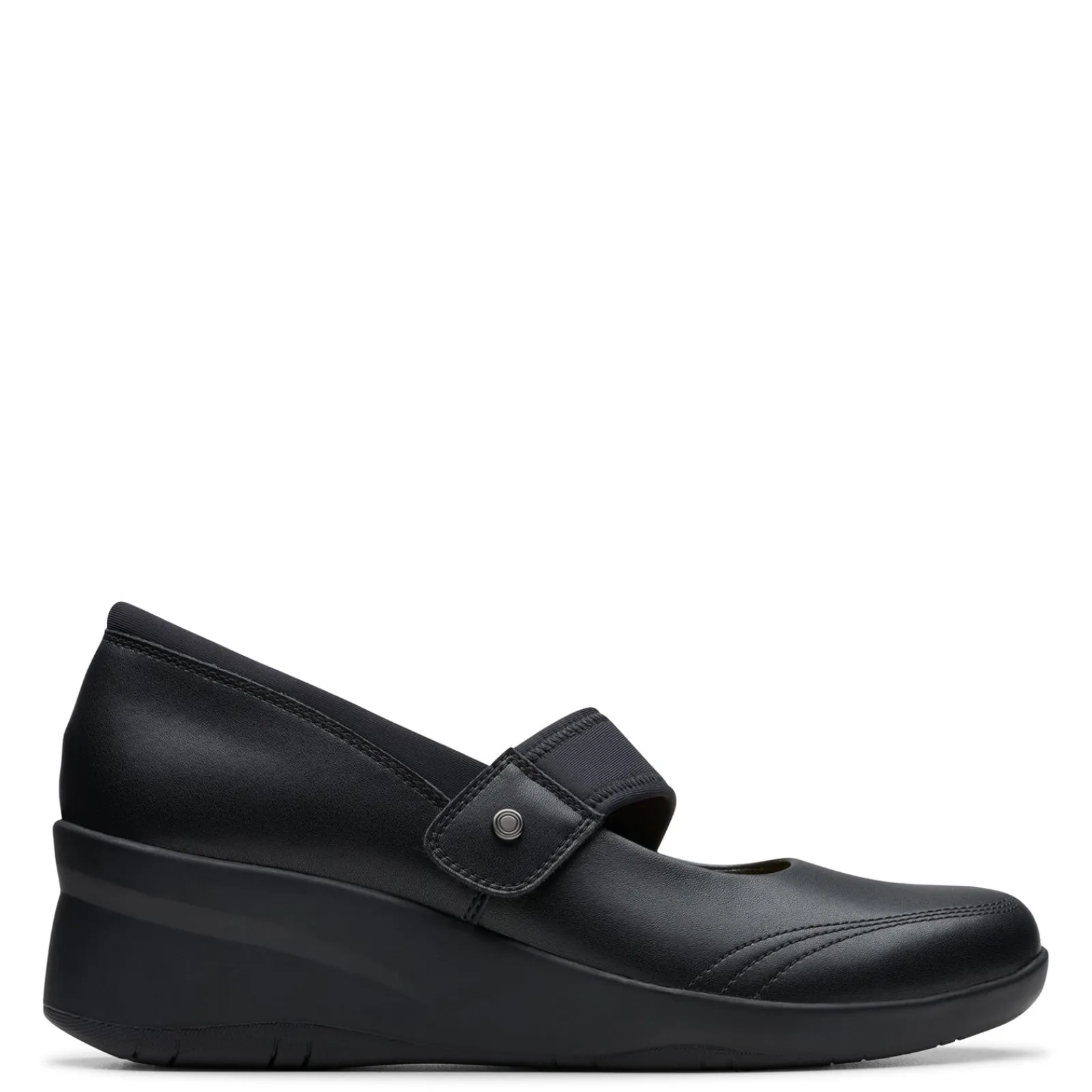 Clarks Wedges|Women's , Suttyn May Mary Jane Wedge Black