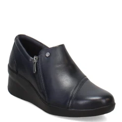 Clarks Boots|Women's , Suttyn Zip Bootie Navy