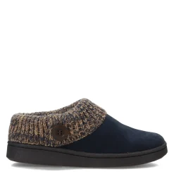 Clarks Clogs & Mules|Women's , Sweater Collar Slipper Clog Navy