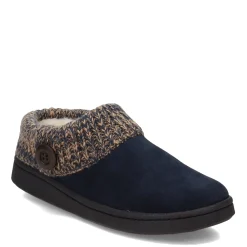 Clarks Slippers|Women's , Sweater Collar Slipper Clog Navy