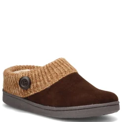 Green Market Services Co Inc Slippers|Women's Clarks, Sweater Collar Slipper Mocha