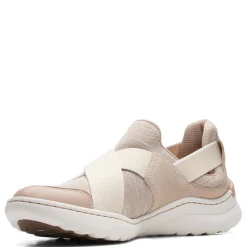 Clarks Sneakers & Athletic|Women's , Teagan Go Slip-On Sneaker Sand