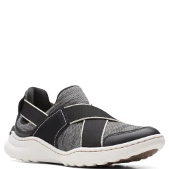 Clarks Slip-On Shoes|Women's , Teagan Go Slip-On Sneaker Black Combi