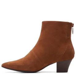 Clarks Boots|Women's , Teresa Boot Tan Suede