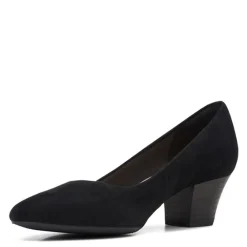 Clarks Pumps & Heels|Women's , Teresa Step Pump Black Suede
