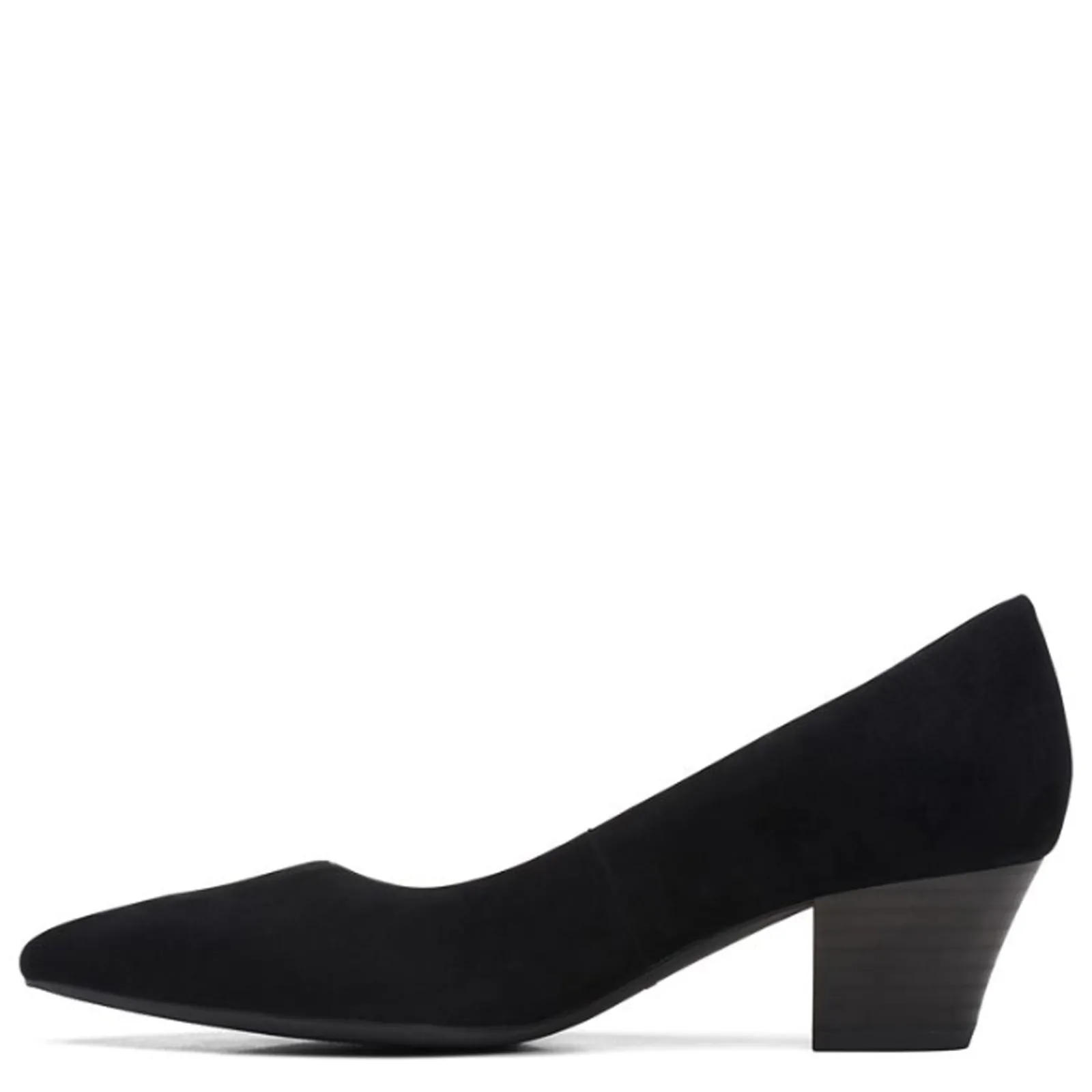 Clarks Pumps & Heels|Women's , Teresa Step Pump Black Suede