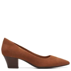 Clarks Pumps & Heels|Women's , Teresa Step Pump Tan Suede
