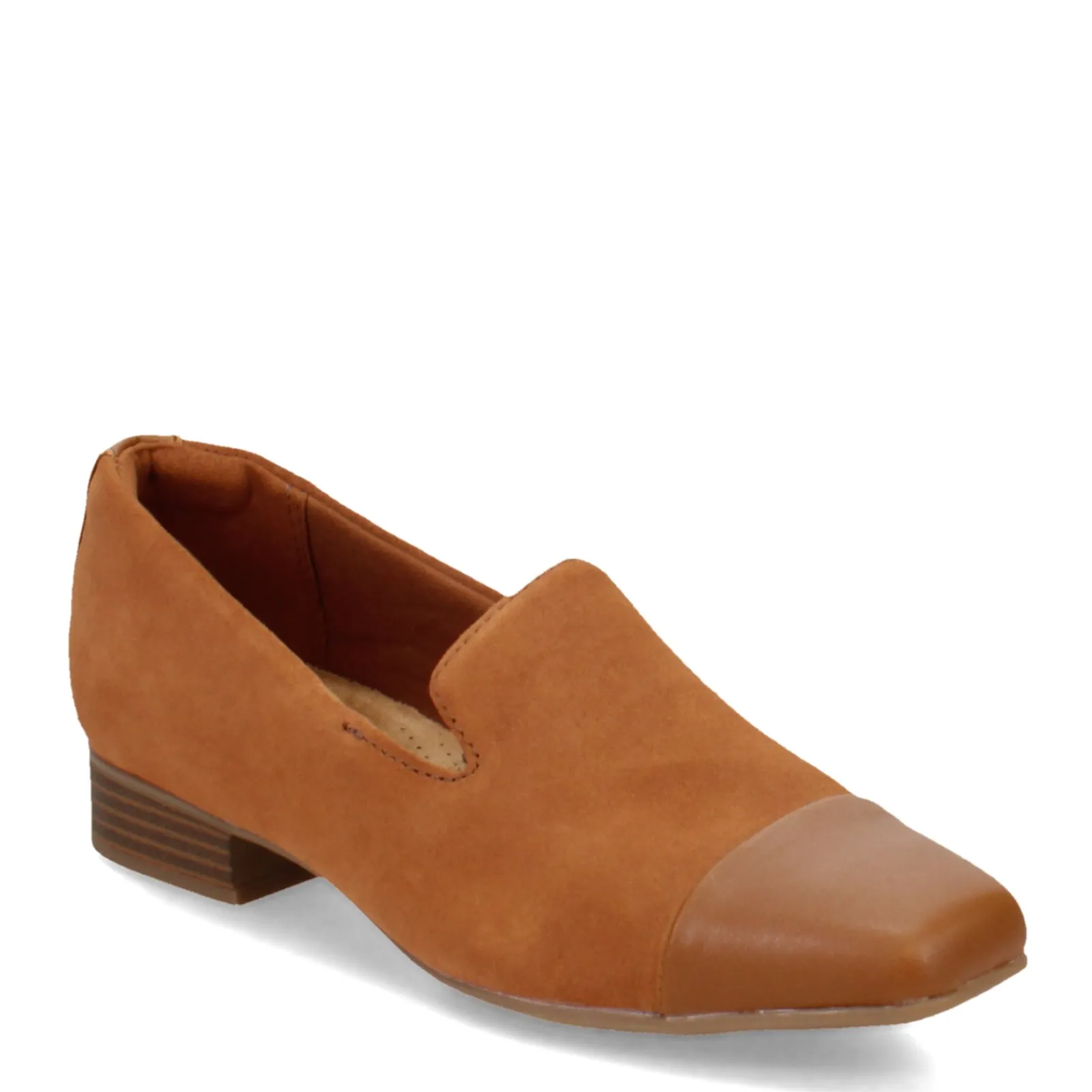 Clarks Pumps & Heels|Women's , Tilmont Step Loafer Tan Suede