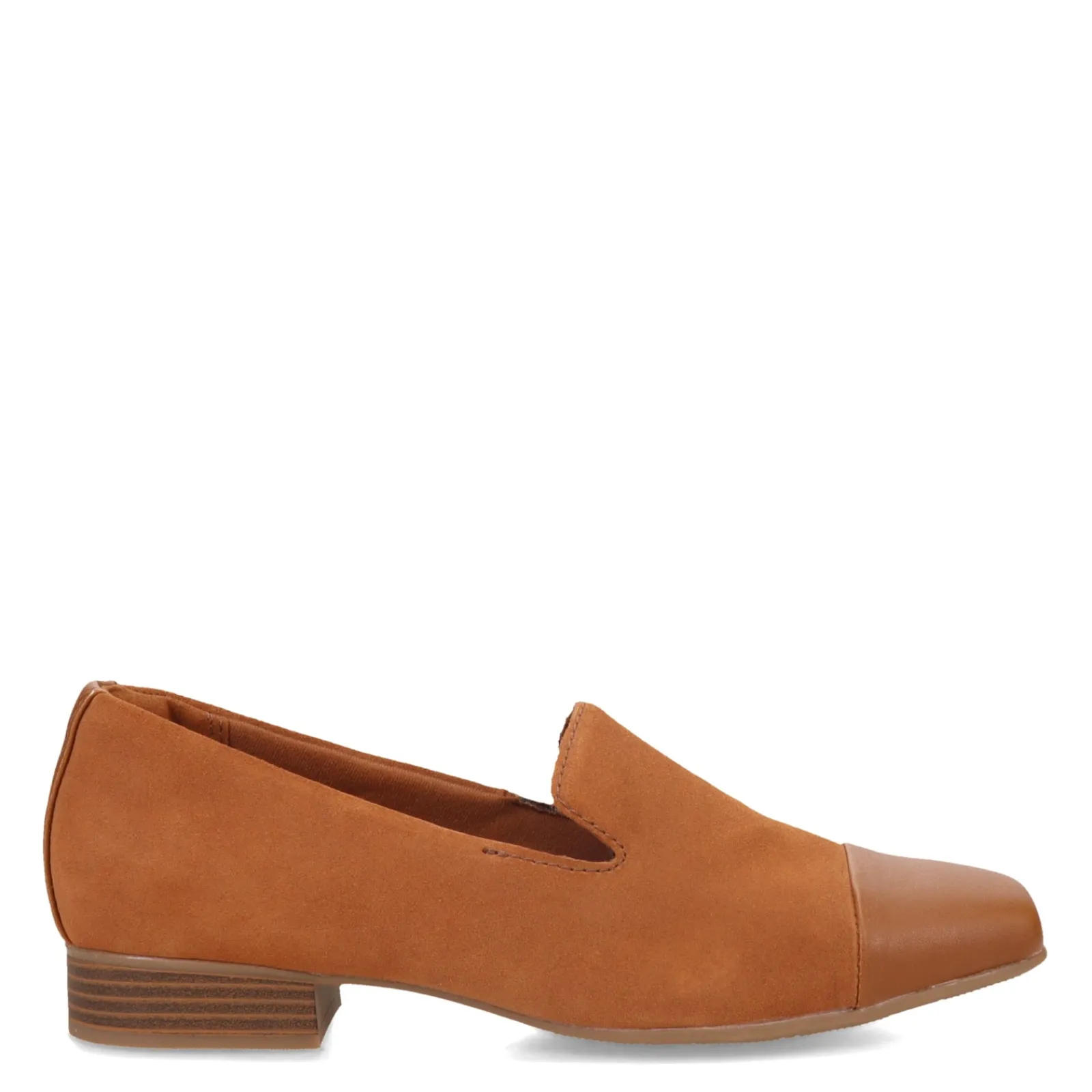 Clarks Pumps & Heels|Women's , Tilmont Step Loafer Tan Suede