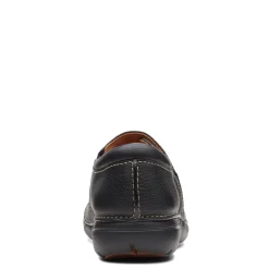 Clarks Slip-On Shoes|Women's , Un Loop Ave Slip-On Black