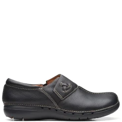 Clarks Loafers|Women's , Un Loop Ave Slip-On Black