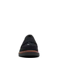 Clarks Slip-On Shoes|Women's , Westlynn Bella Loafer Black Suede
