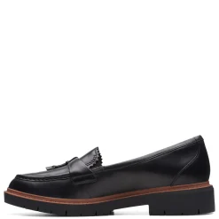 Clarks Slip-On Shoes|Women's , Westlynn Bella Loafer Black Leather
