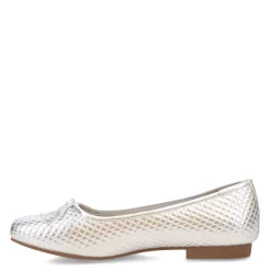 Cliffs by White Mountain Slip-On Shoes|Women's , Bessy Flat Silver