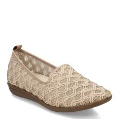 Cliffs by White Mountain Loafers|Women's , Twisty Flat Light Taupe
