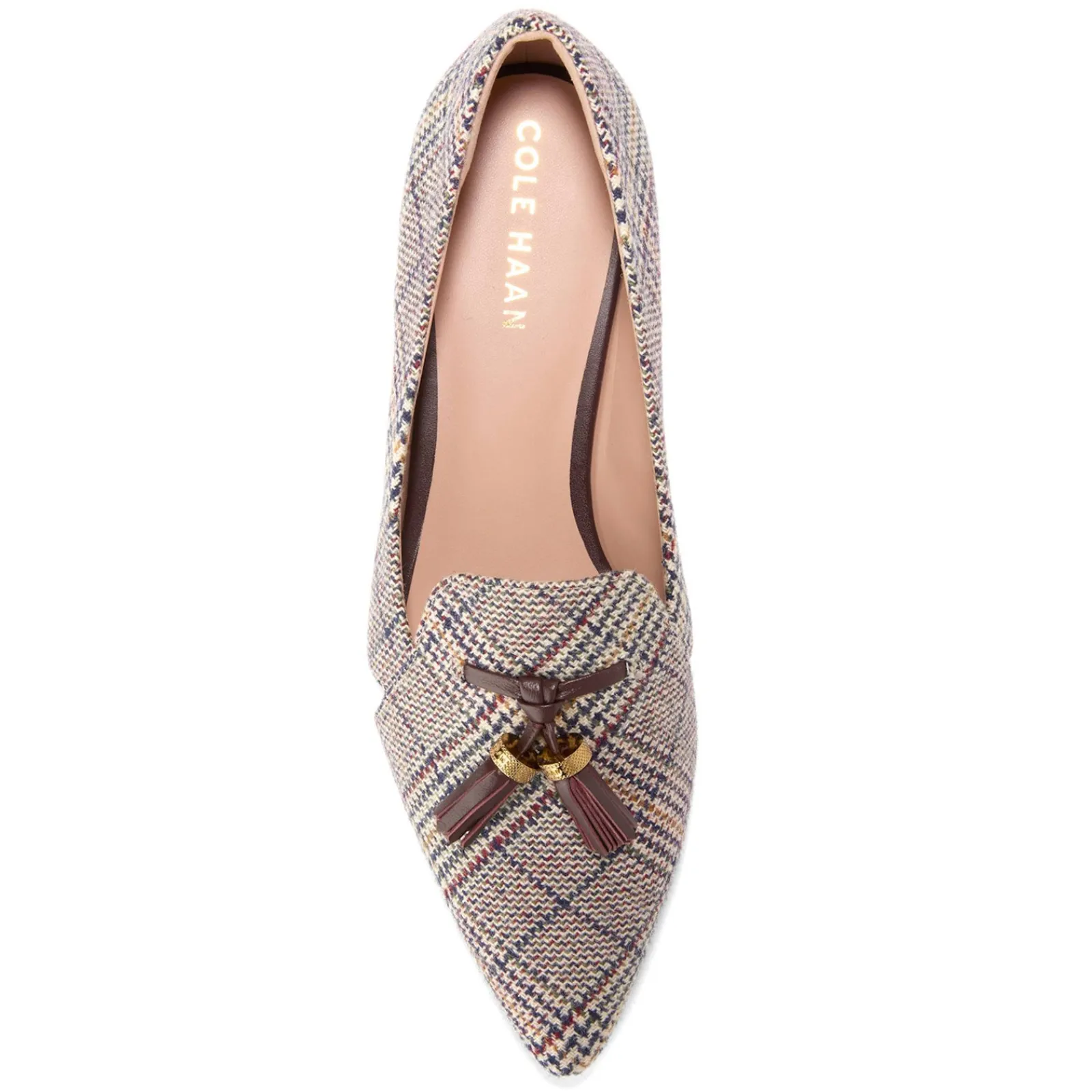 Cole Haan Loafers|Women's , Vanya Loafer Brown Multi Plaid